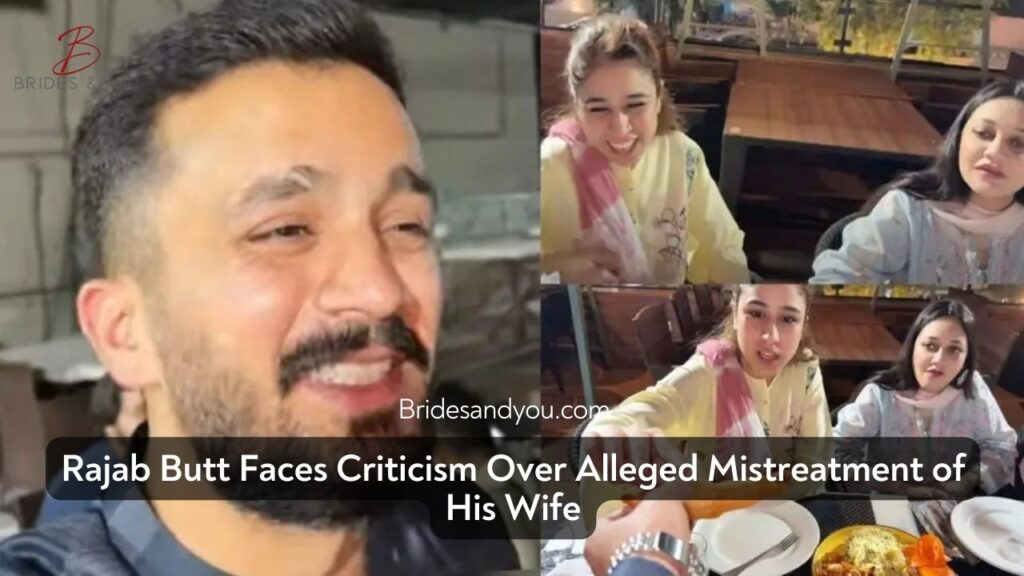 Rajab Butt Criticized for Mistreatment with Wife Emaan – Fans Voice Their Disapproval