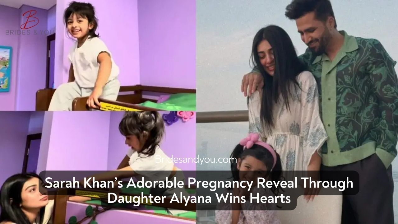 Sarah Khan cute pregnancy announcement by daughter Alyana