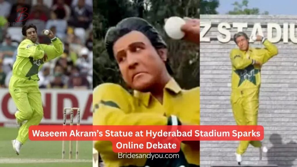 Waseem Akram statue