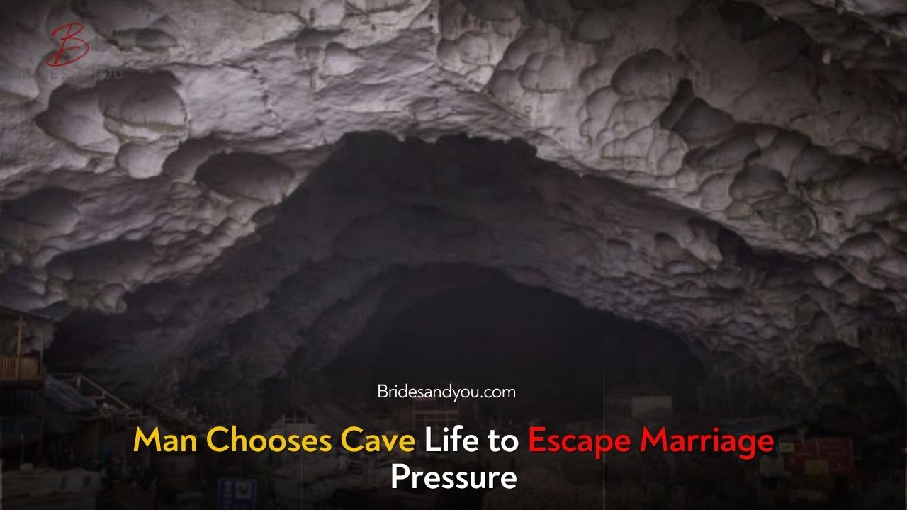 Man lives in a cave to avoid marriage