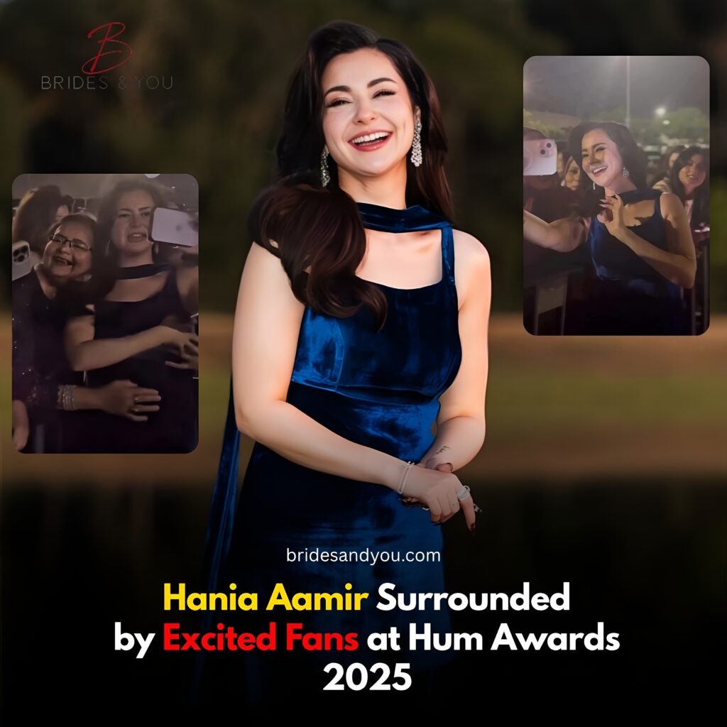 Hania Aamir Mobbed By Fans At Hum Awards