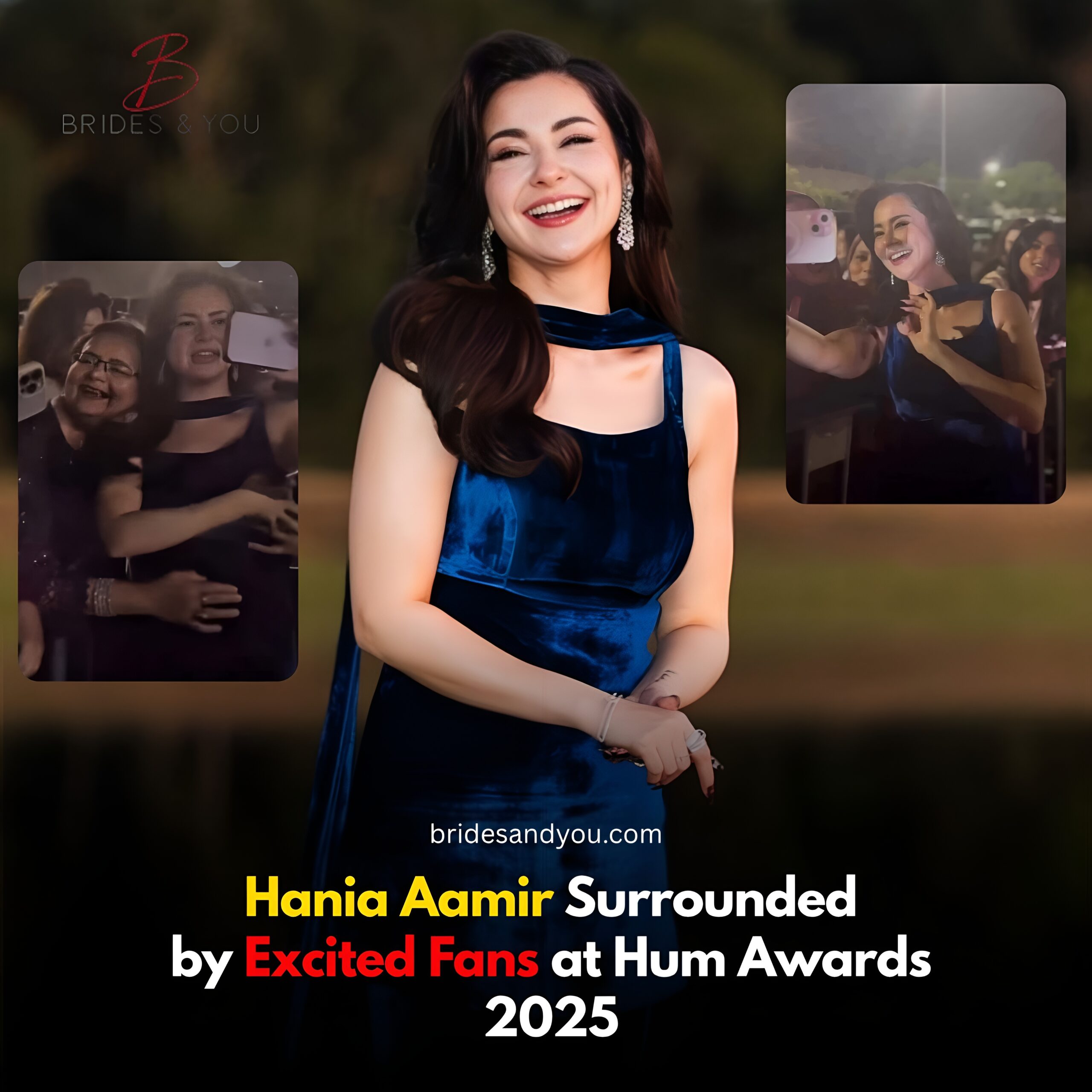Hania Aamir Mobbed By Fans At Hum Awards
