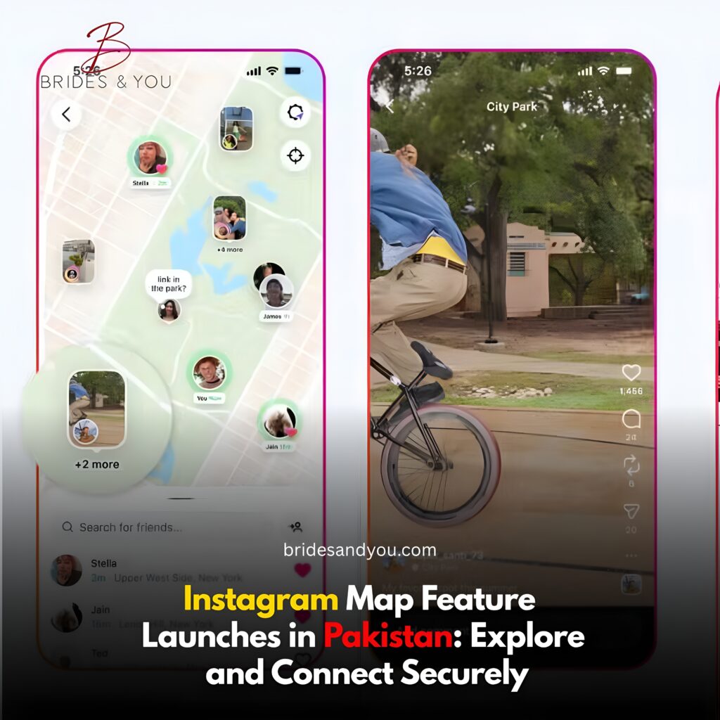 Instagram Map in Pakistan