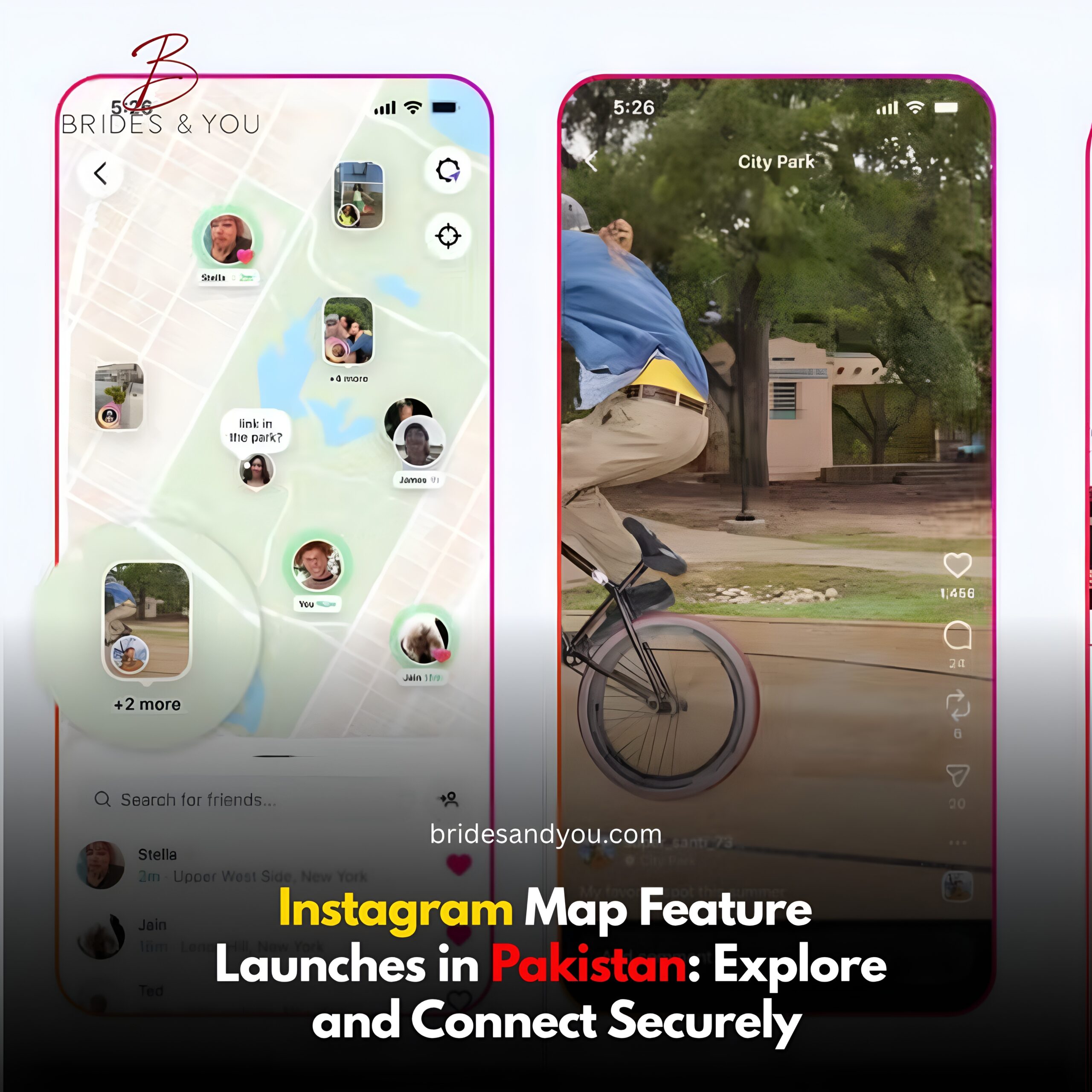Instagram Map in Pakistan