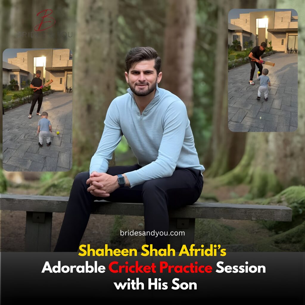 Shaheen Shah Afridi’s Cricket Practice Video With Son