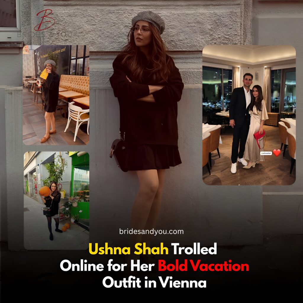 Ushna Shah’s Bold Vacation Outfit in Vienna
