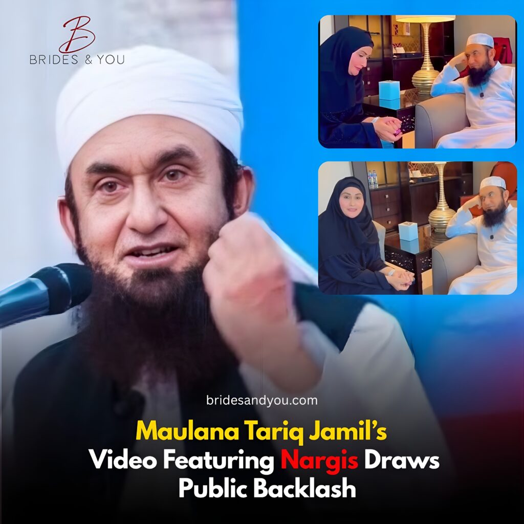 Maulana Tariq Jamil’s recent video with Nargis
