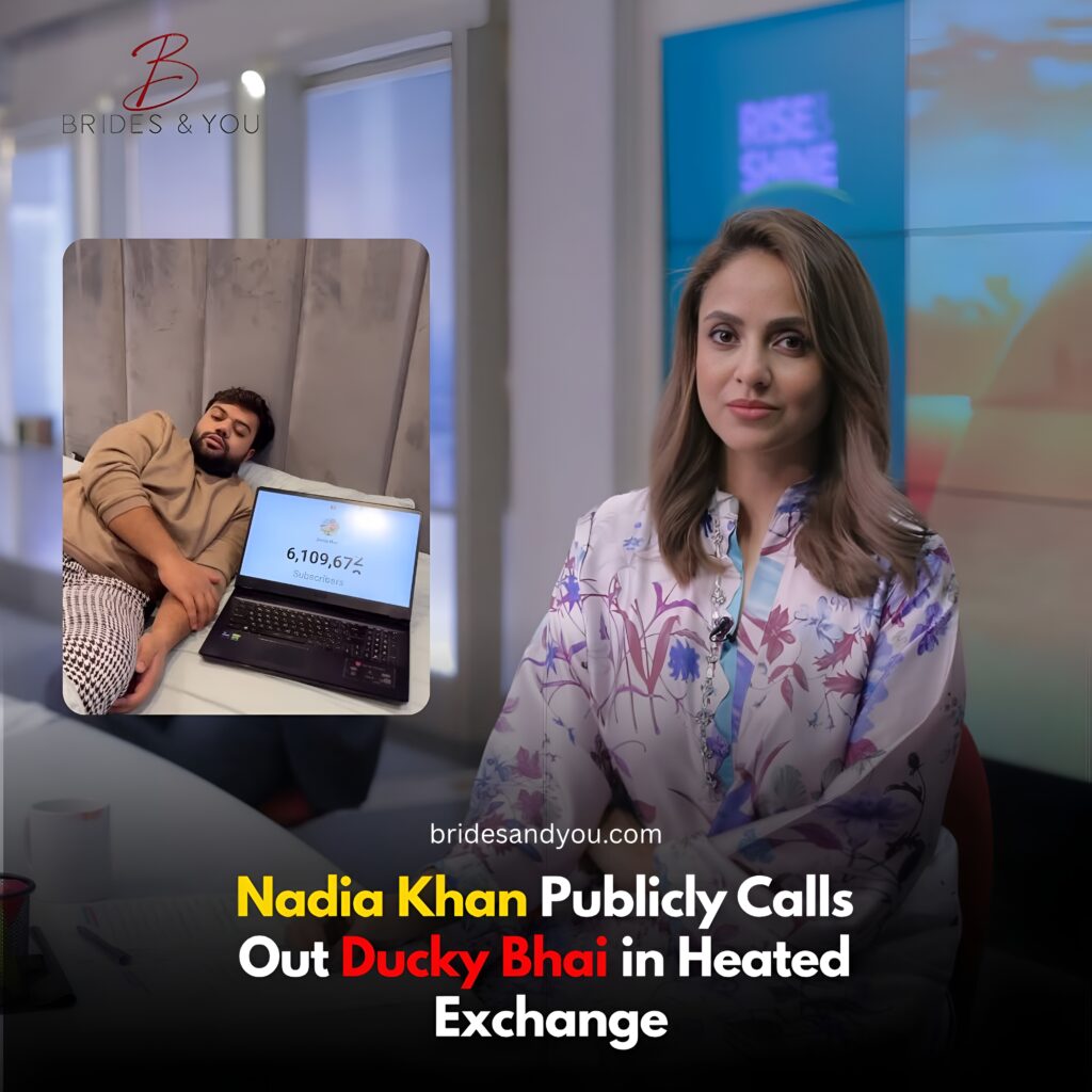 Nadia Khan Takes Ducky Bhai to the Cleaners
