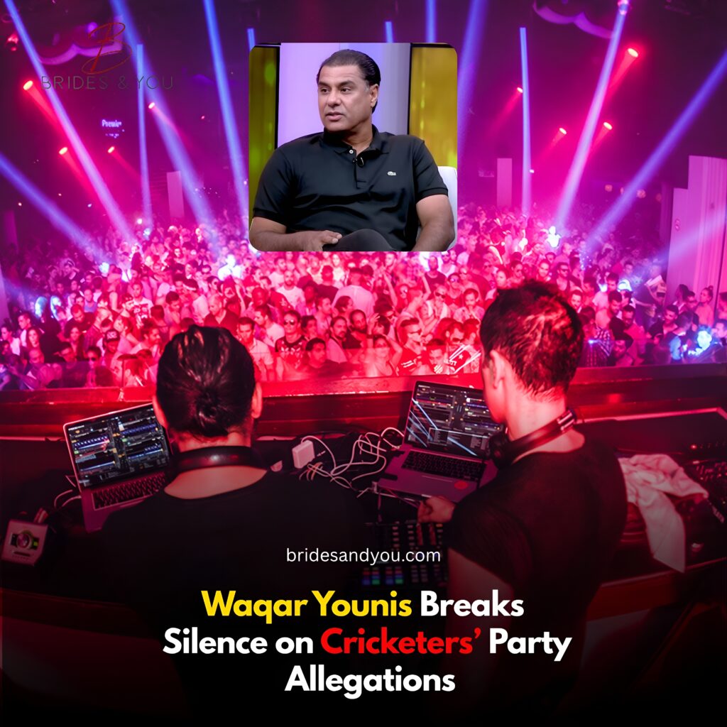 Waqar Younis Responds to Cricketers Party Allegations