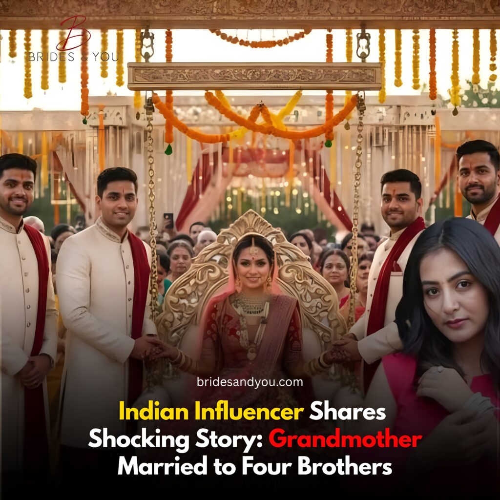 Indian Influencer reveals her grandmother was married to four brothers