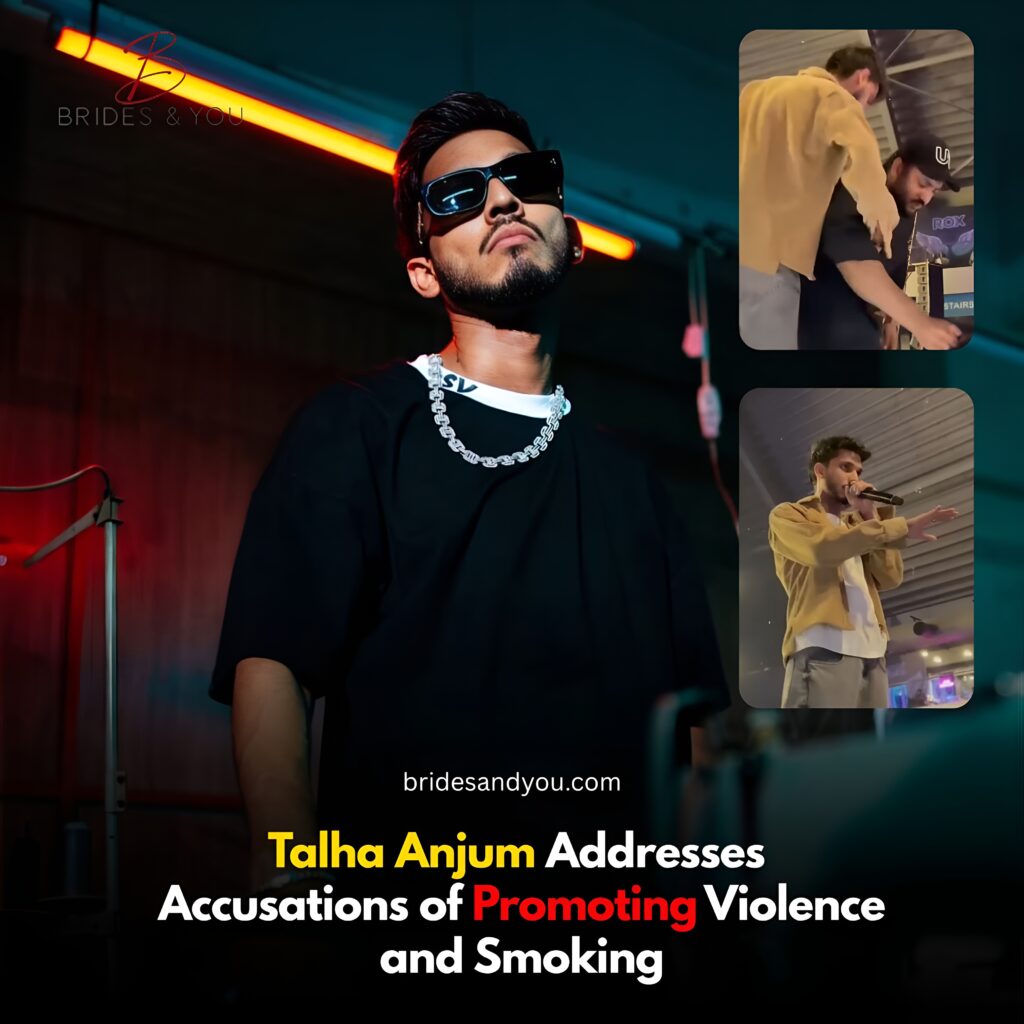 Talha Anjum Responds to Allegations of Promoting Violence and Smoking