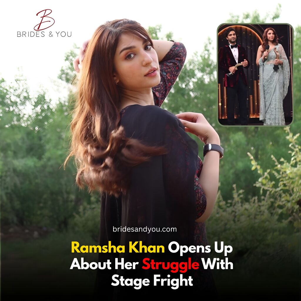 Ramsha Khan Reveals Dealing With Stage Fright