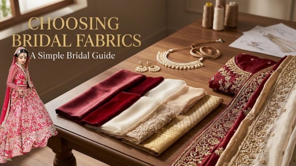 How to Choose Fabrics for Your Bridal Outfit