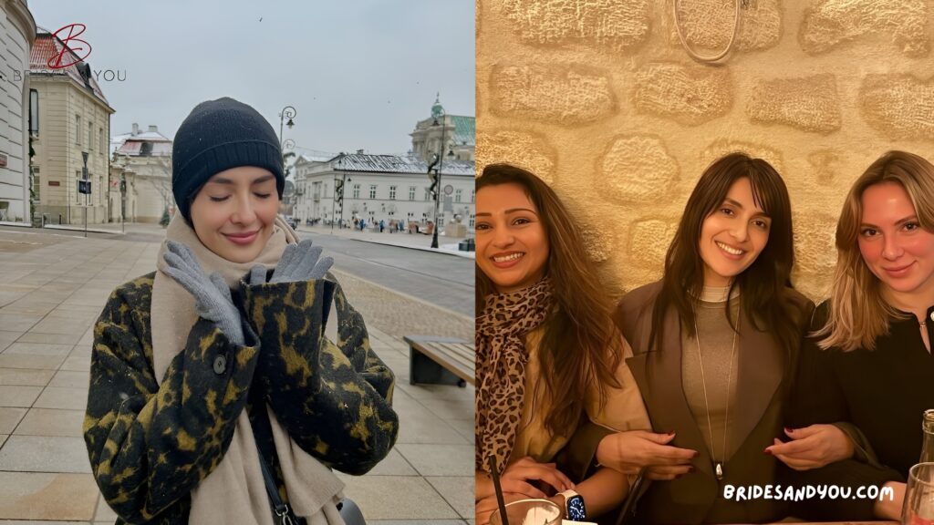 Ayeza Khan first snowfall