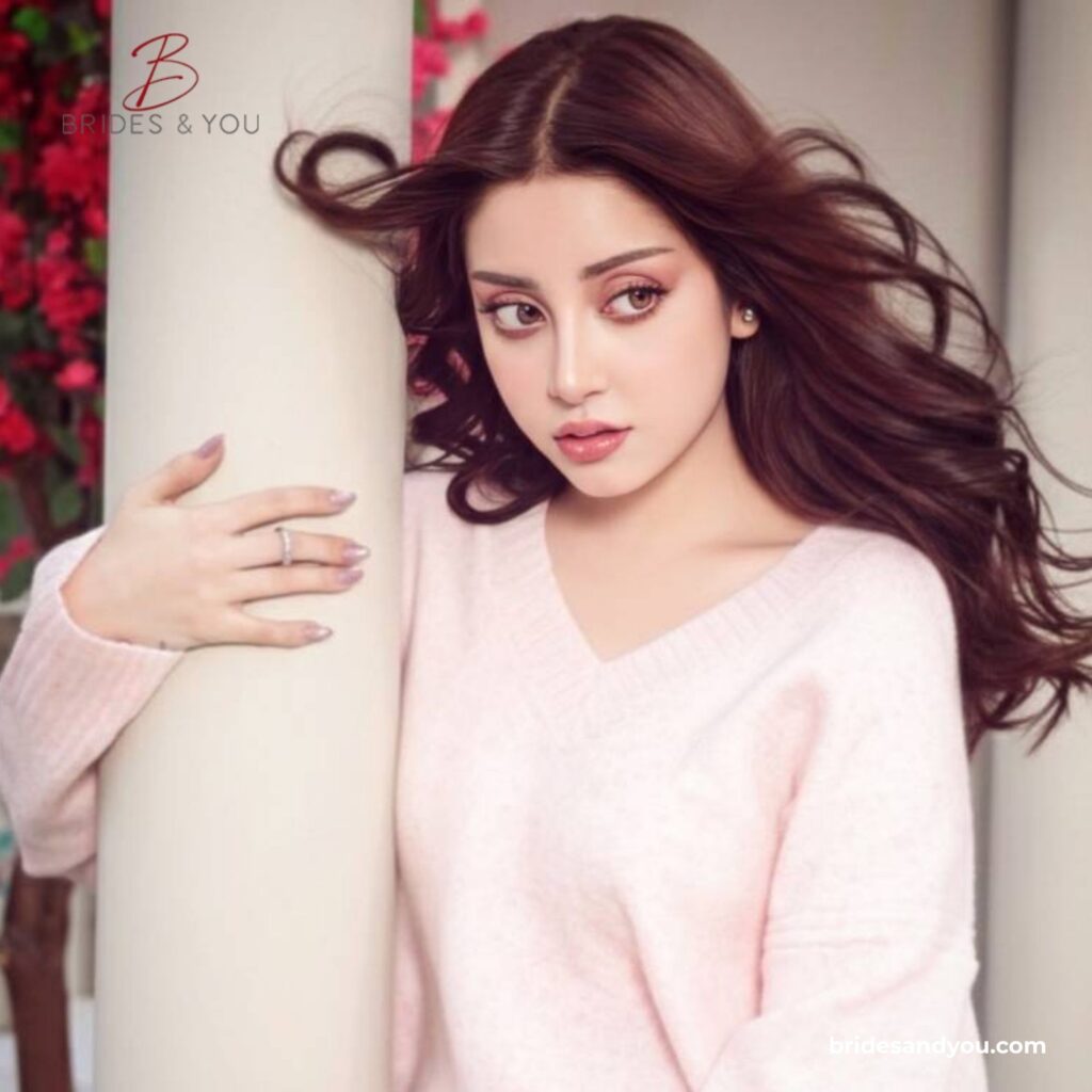 Alizeh Shah wine-toned look