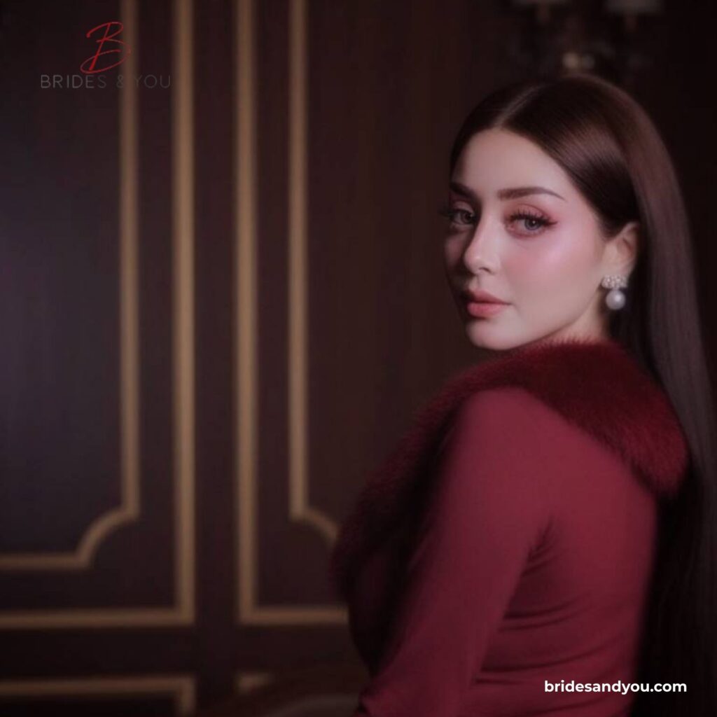 Alizeh Shah wine-toned look