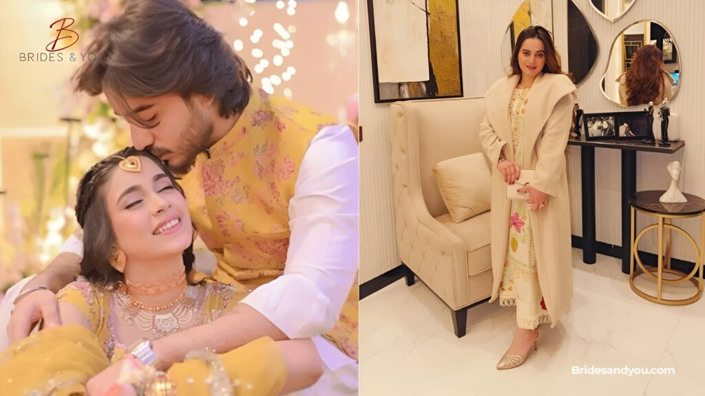 Aiman Khan wedding look