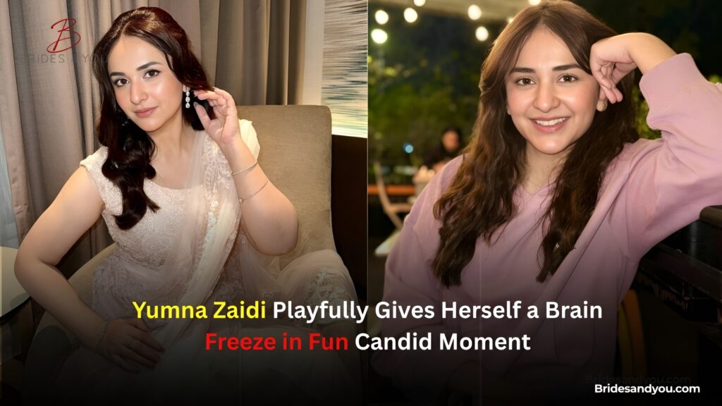 Yumna Zaidi ice water face dip