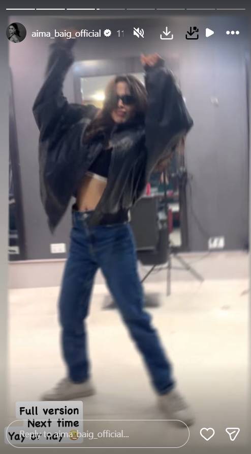 Aima Baig dance video