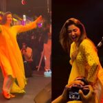 Asim Azhar and Mahira Khan onstage moment