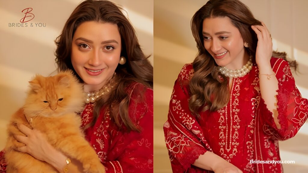 Momina Iqbal traditional look