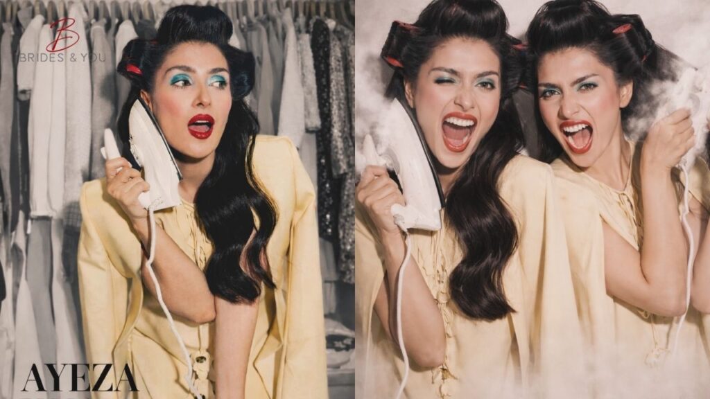 Ayeza Khan vintage photoshoot