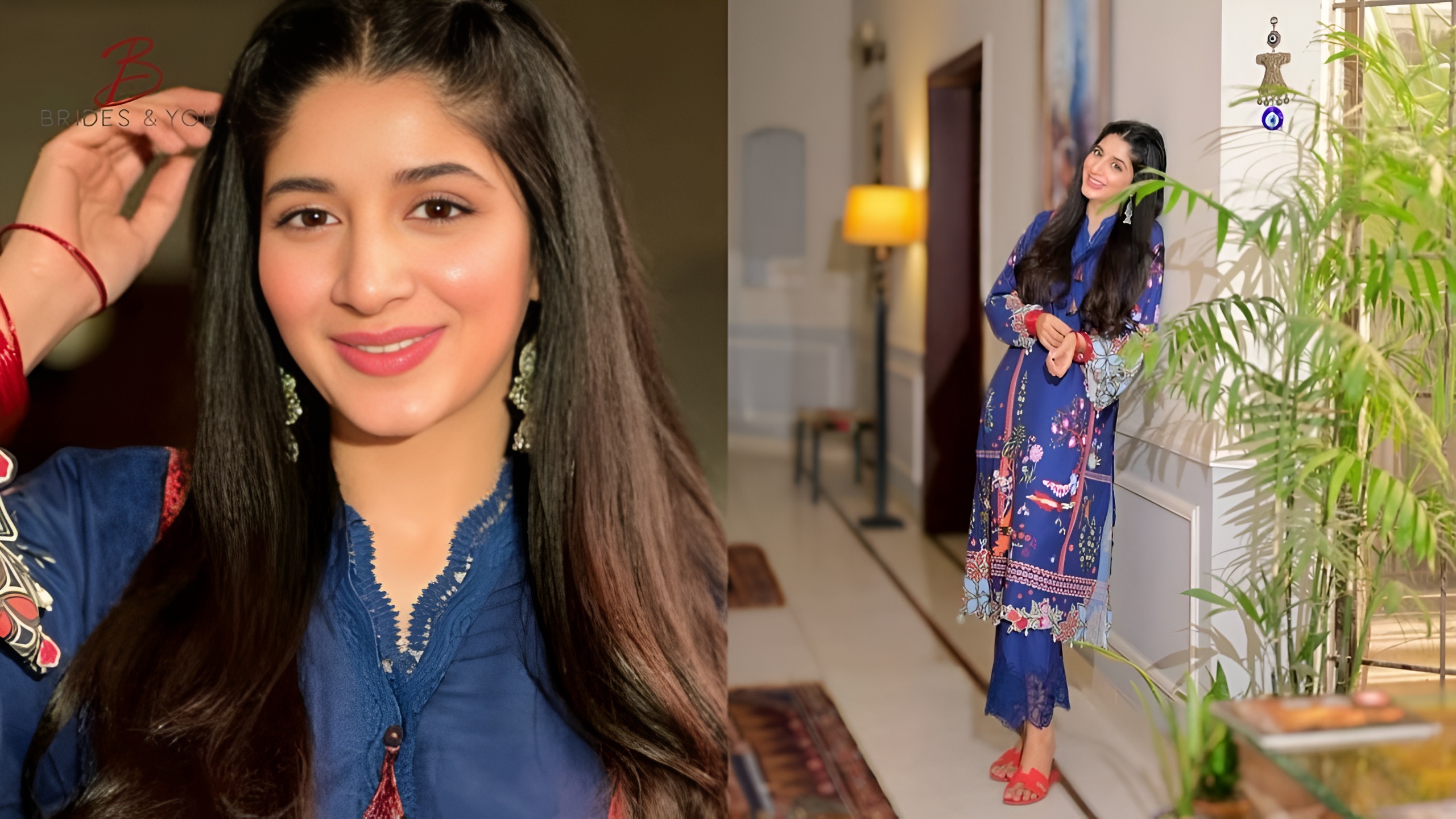 Mawra Hocane floral kurta
