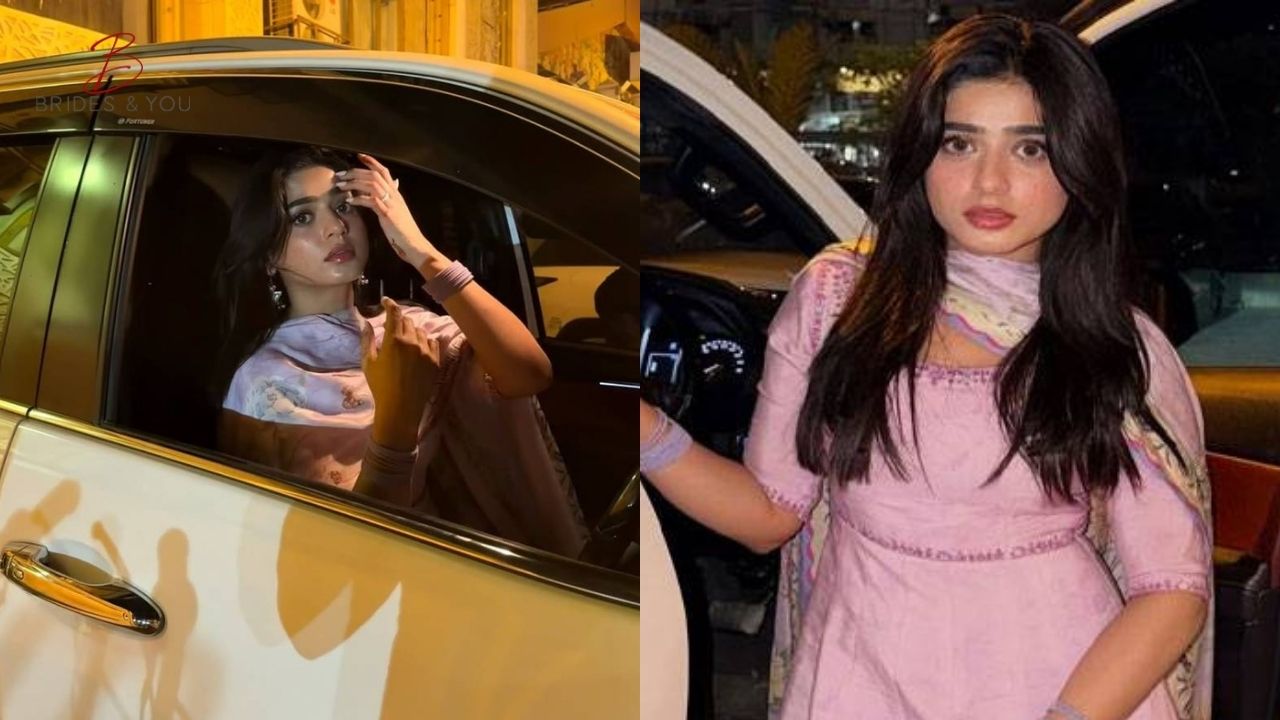 Sehar Khan lilac look