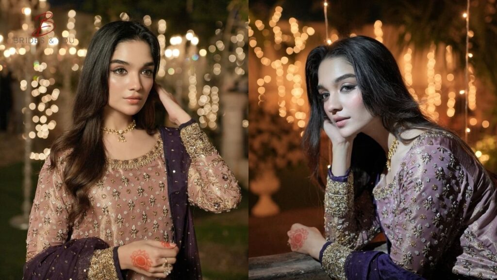 Romaisa Khan regal festive look