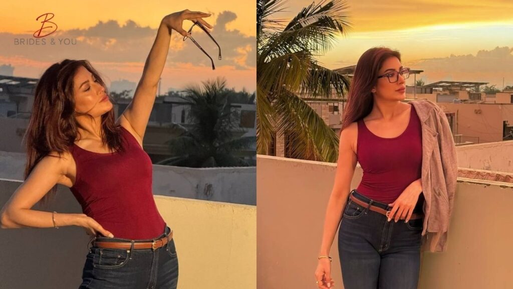Mehwish Hayat sunset look