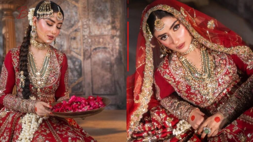 Sajal Aly bridal look
