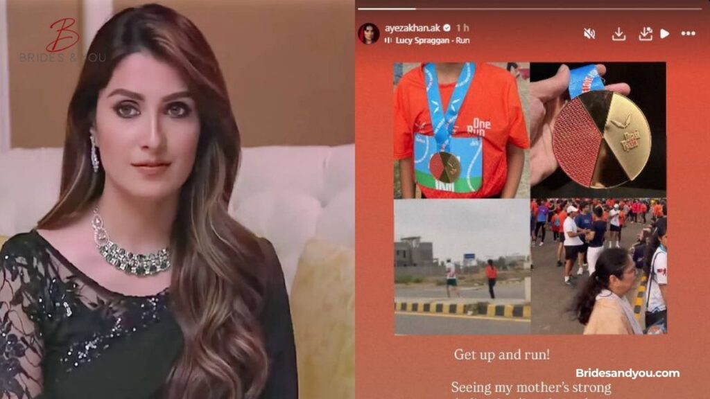 Ayeza Khan daughter marathon