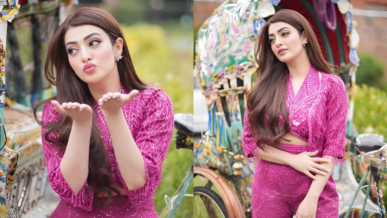Nawal Saeed Pink Outfit