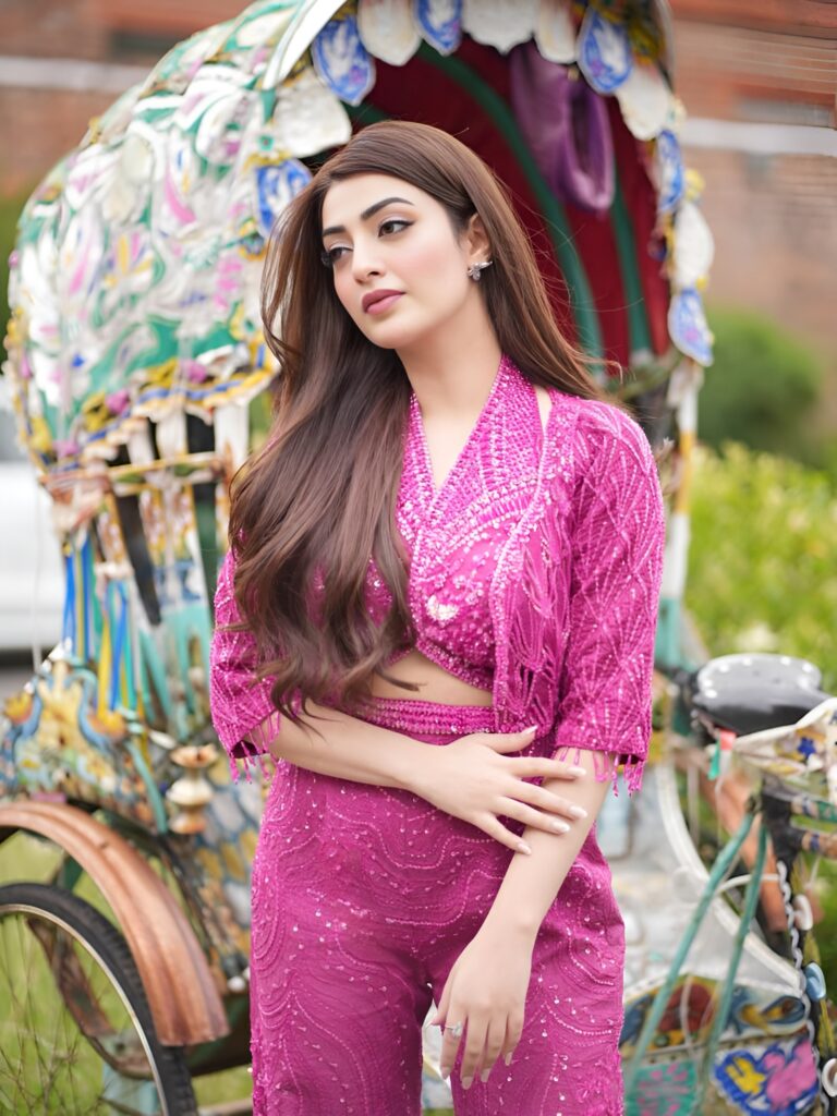 Nawal Saeed Pink Outfit