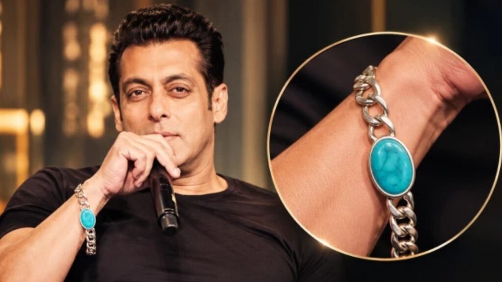 Salman Khan turquoise bracelet