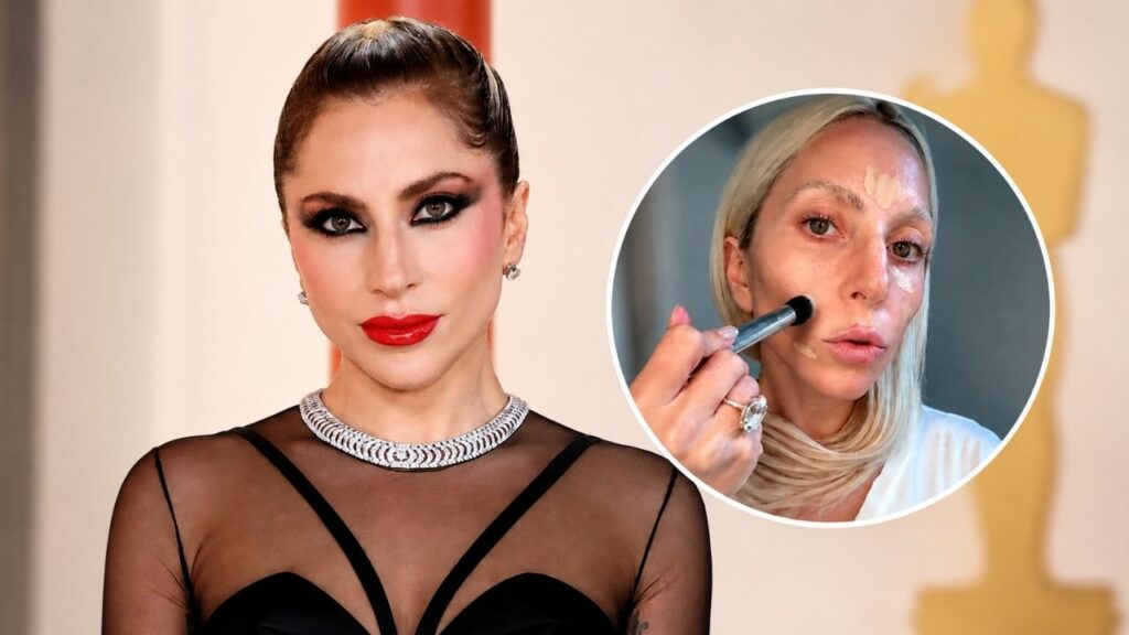 Lady Gaga makeup routine