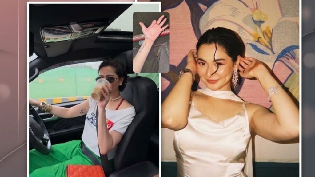 Hania Aamir Arabic tattoo